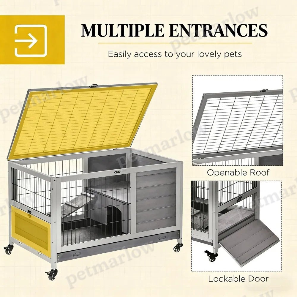 Small Animal Playpen Cage for Rabbits and Guinea Pigs – view 4
