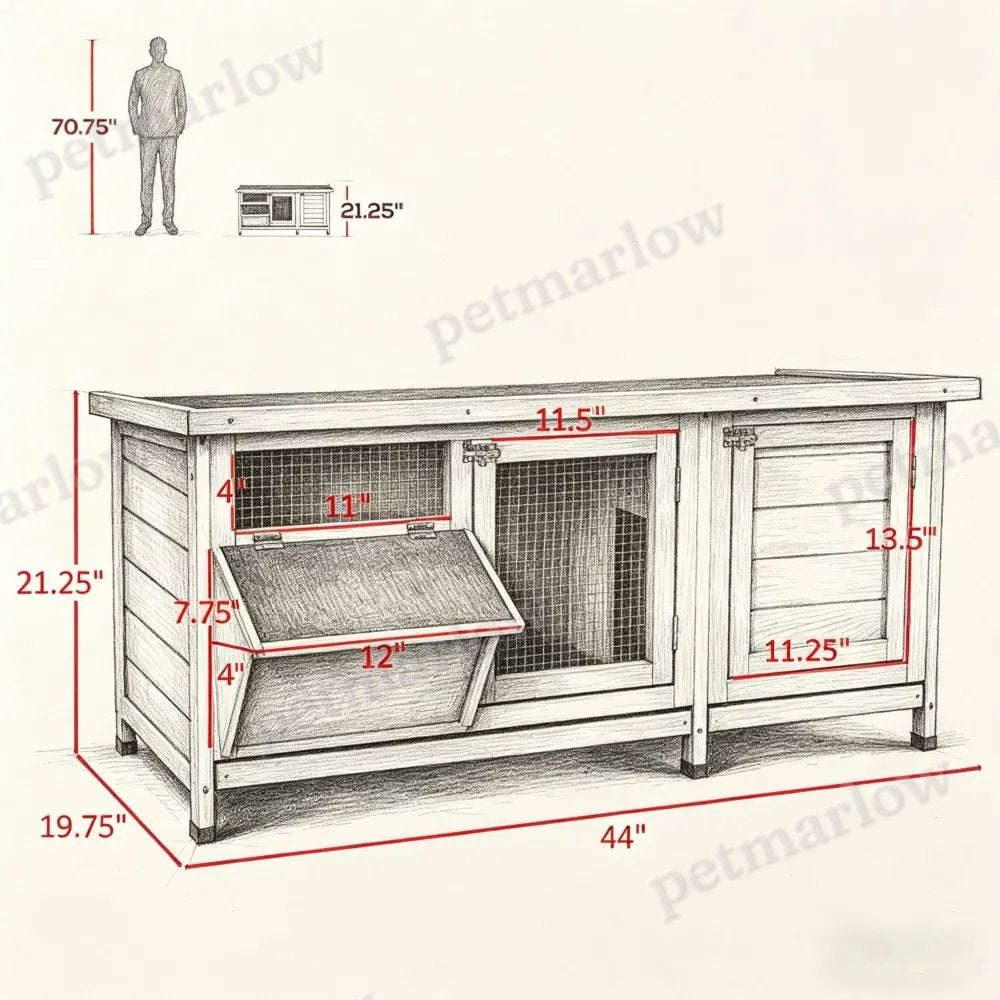 Small Animal Playpen Cage for Rabbits and Guinea Pigs – view 5