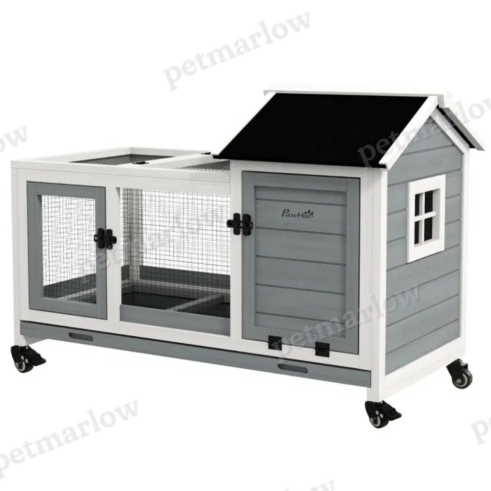 Small Animal Playpen Cage for Rabbits with Wheels – view 6