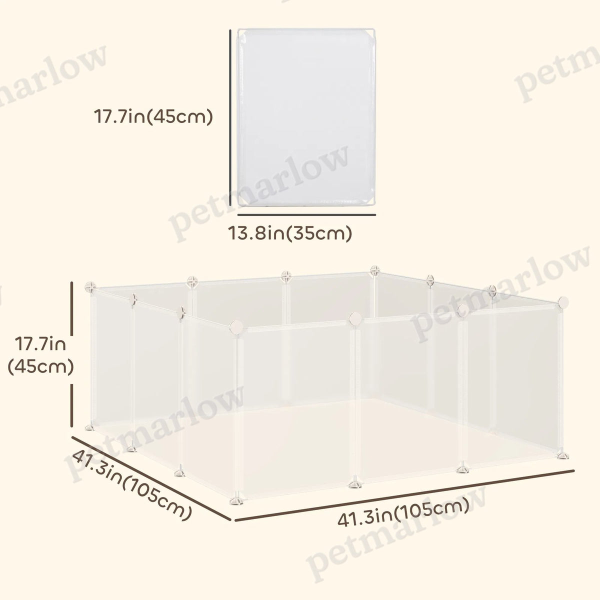 Small Animal Playpen for Bunnies and Guinea Pigs – view 4