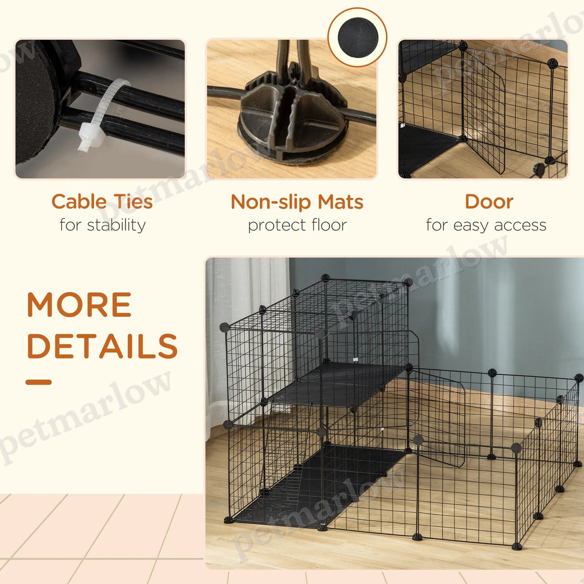 Small Animal Playpen for Rabbits and Guinea Pigs – view 4