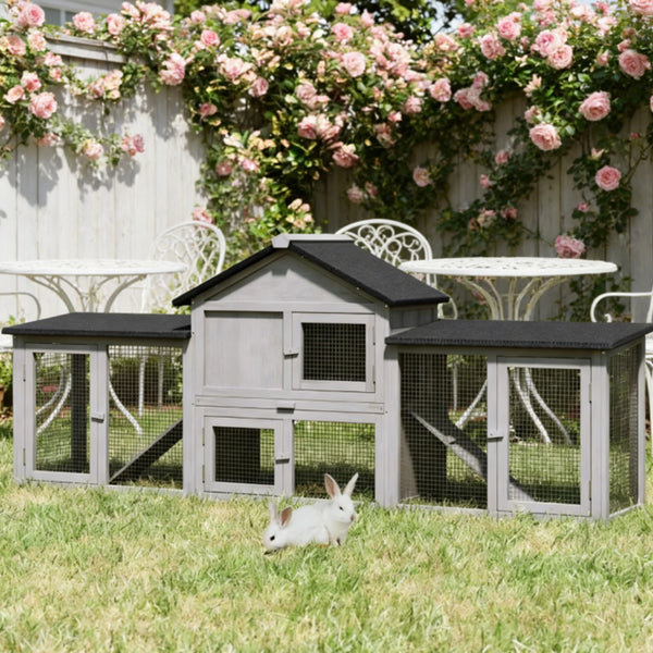 Small Animal Playpen Hutch for Rabbits and Guinea Pigs