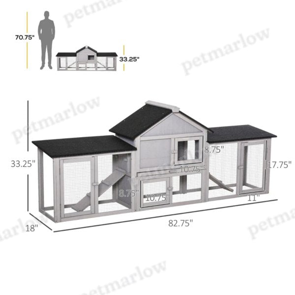 Small Animal Playpen Hutch for Rabbits and Guinea Pigs – view 3