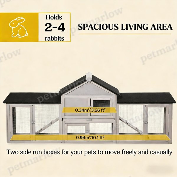 Small Animal Playpen Hutch for Rabbits and Guinea Pigs – view 6