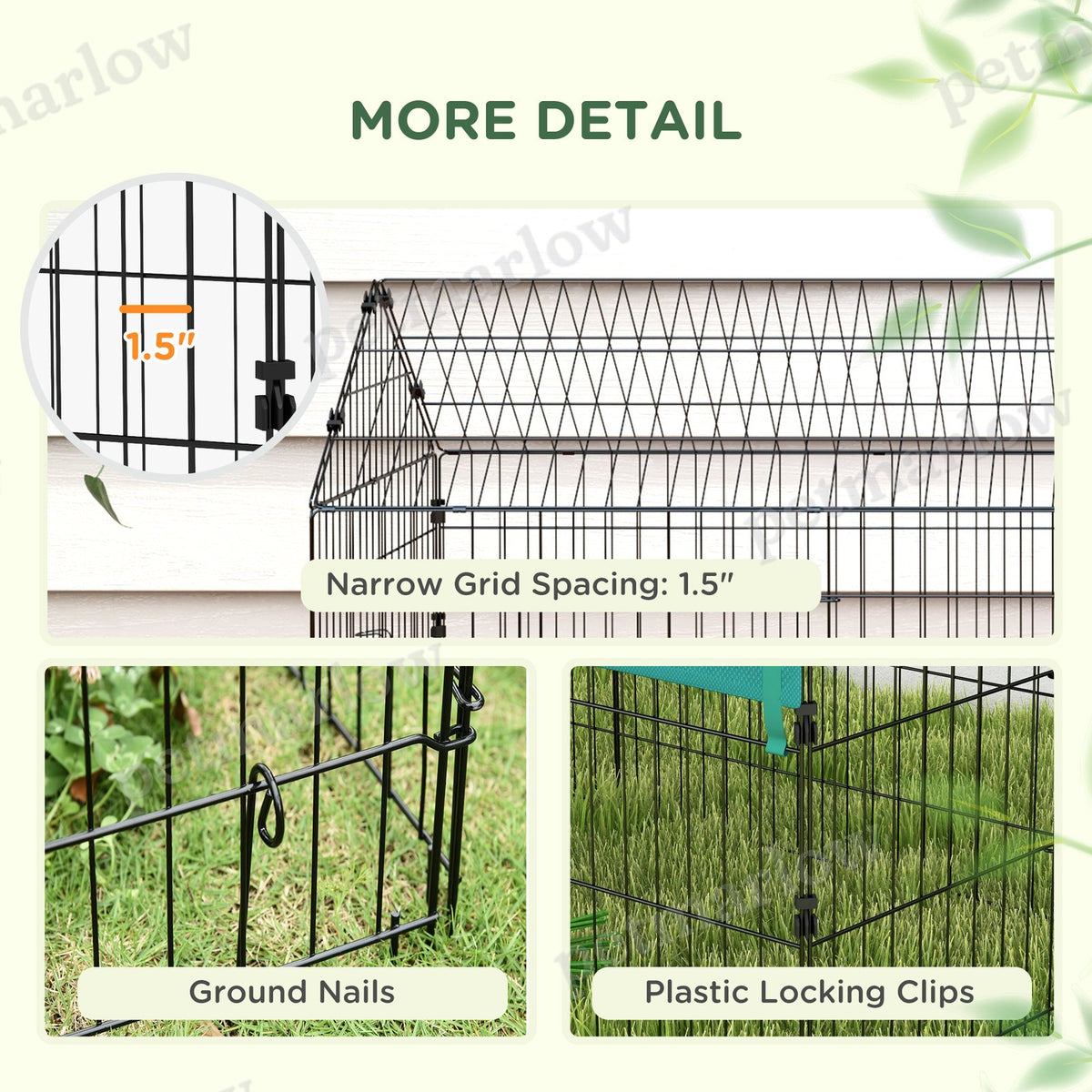 Small Animal Playpen with Roof for Indoor/Outdoor Use – view 4