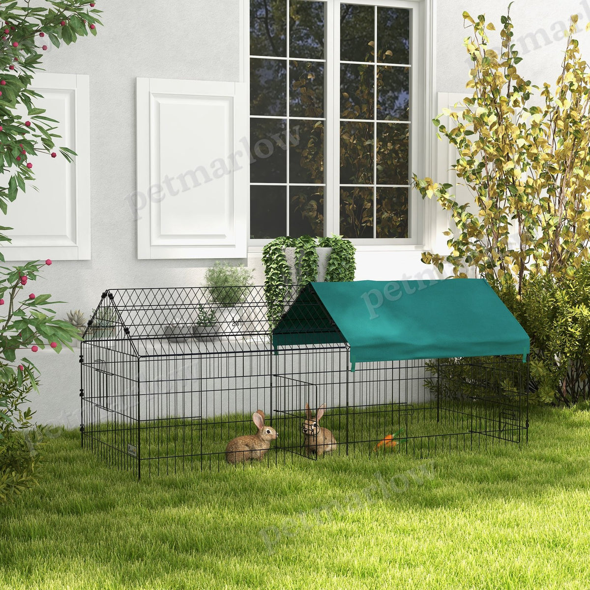 Small Animal Playpen with Roof for Outdoor Comfort – view 4