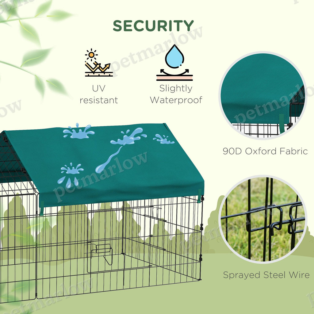 Small Animal Playpen with Roof for Outdoor Comfort – view 5
