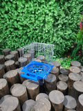 Small Iron Wire Parrot Breeding Box Bird Nesting Cage Accessory – 14.5x12x16cm