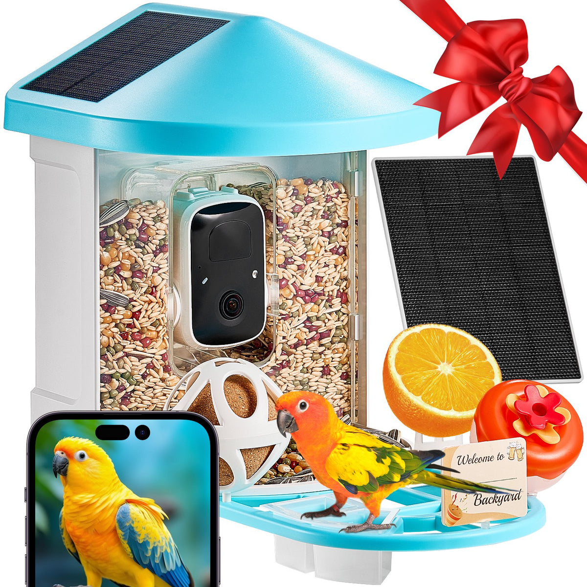 Smart Bird Feeder With AI Camera for Bird Identification
