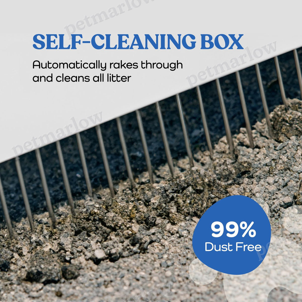 Smart Cat Litter Box with Wide Opening and Self-Cleaning Feature – view 3