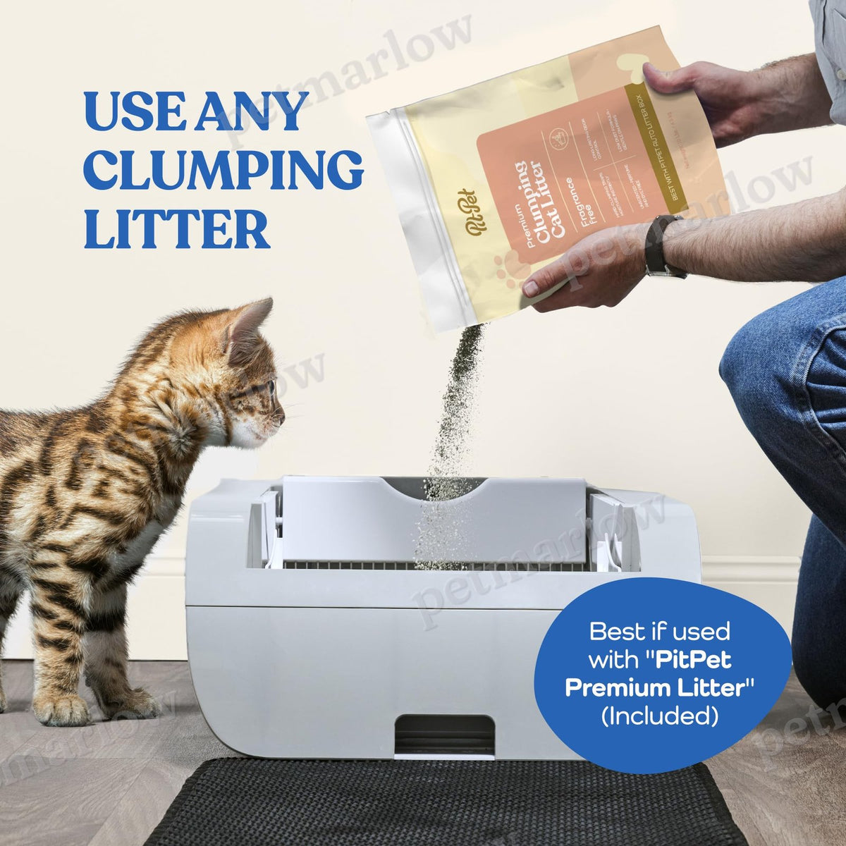 Smart Cat Litter Box with Wide Opening and Self-Cleaning Feature – view 4