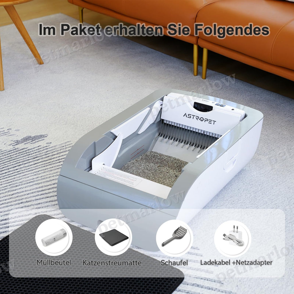 Smart Cat Litter Box with Wide Opening and Self-Cleaning Feature – view 5
