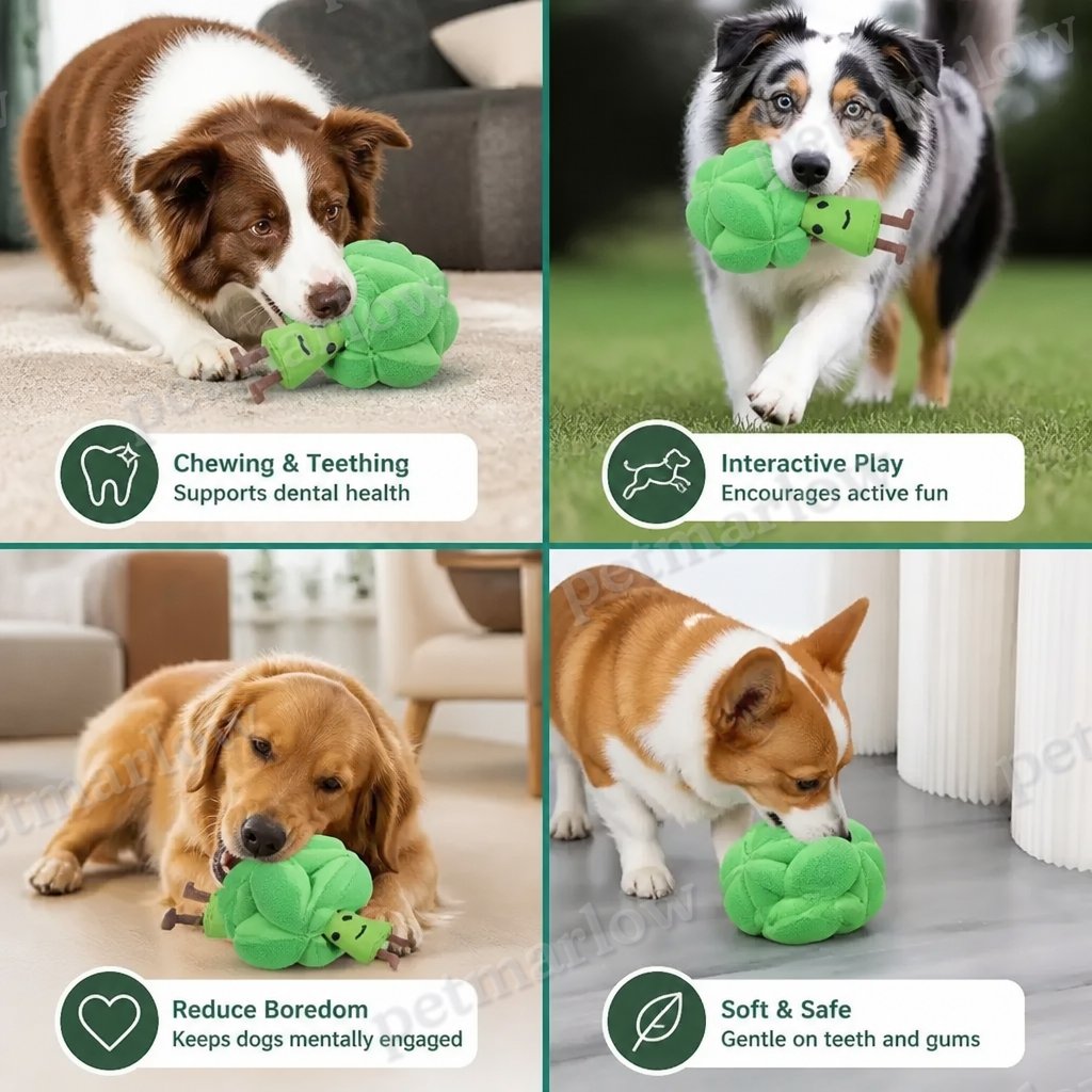 Sniffing Broccoli - Interactive Treat Toy – view 5