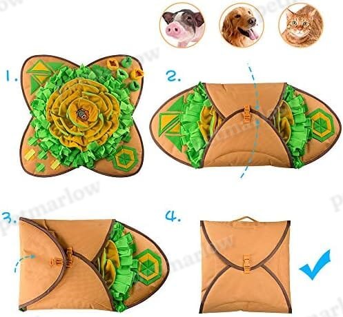 Snuffle Mat Pet Dog Feeding Mat Durable Interactive Dog Puzzle Toys – view 5