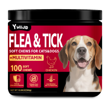 Soft Chews for Flea and Tick Prevention in Dogs and Cats