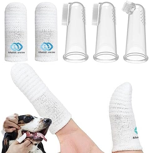 Soft High Grade Finger Toothbrush Pet Toothbrush for Small to Large Dogs Cats