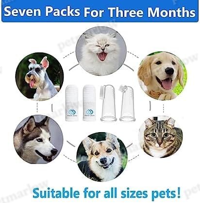 Soft High Grade Finger Toothbrush Pet Toothbrush for Small to Large Dogs Cats – view 2
