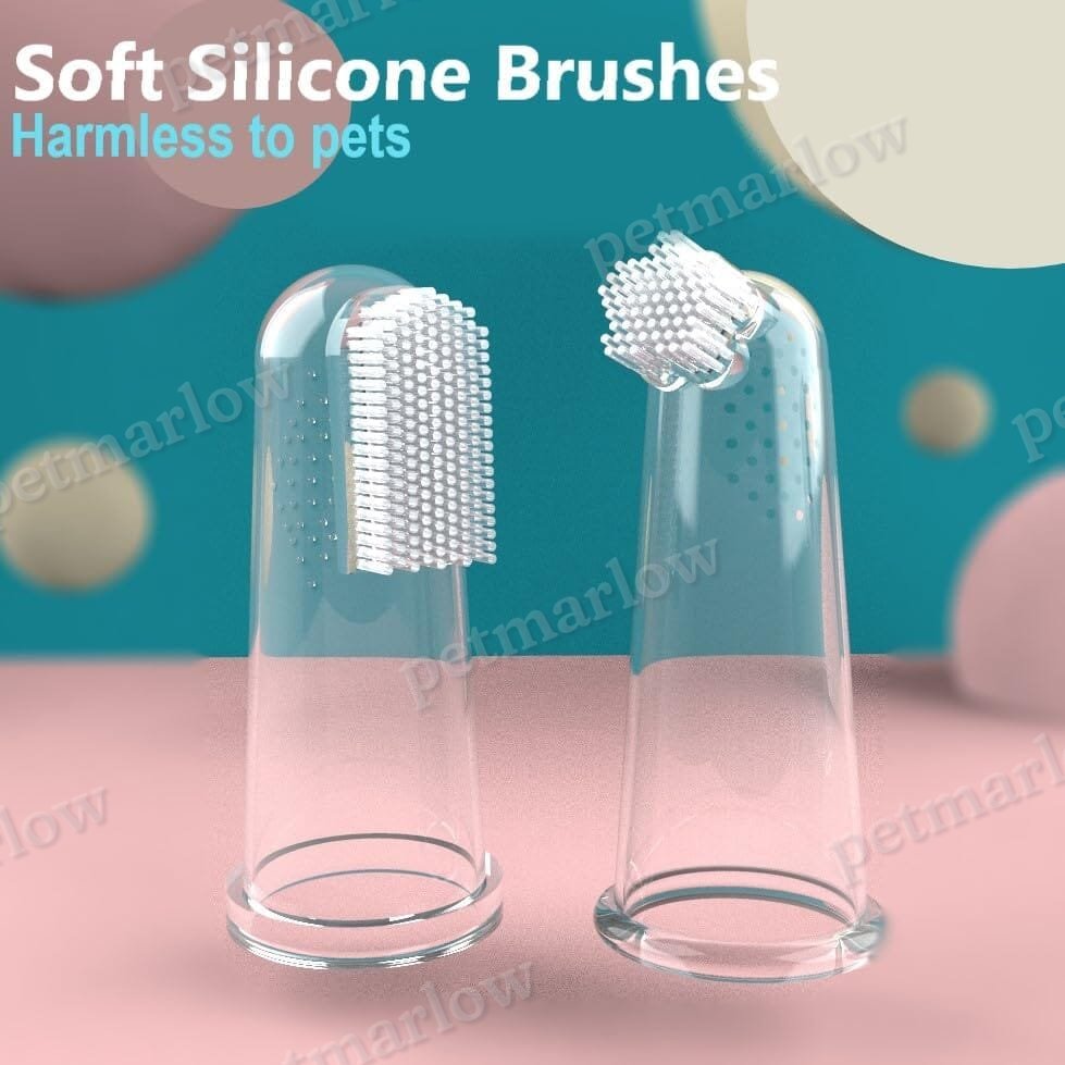 Soft High Grade Finger Toothbrush Pet Toothbrush for Small to Large Dogs Cats – view 6