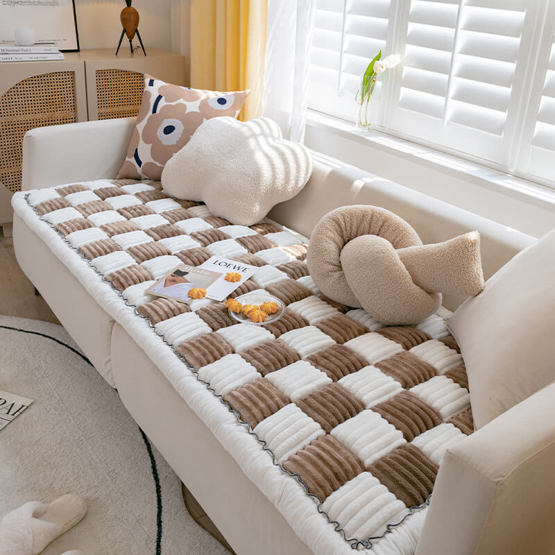 Soft Pet Blanket – Brown/White / 70cm X 150cm