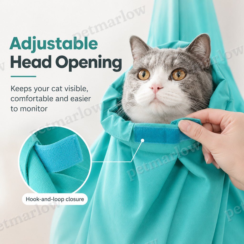 Soft Wrap Cat Grooming Carrier (Front Paw Openings) – view 6