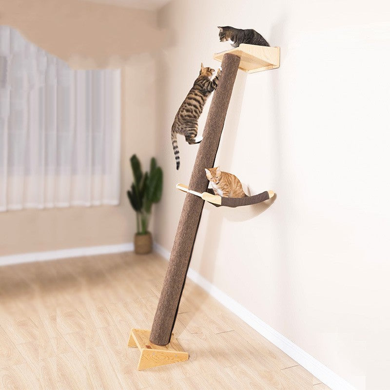 Solid Wood Cat Climbing Shelf