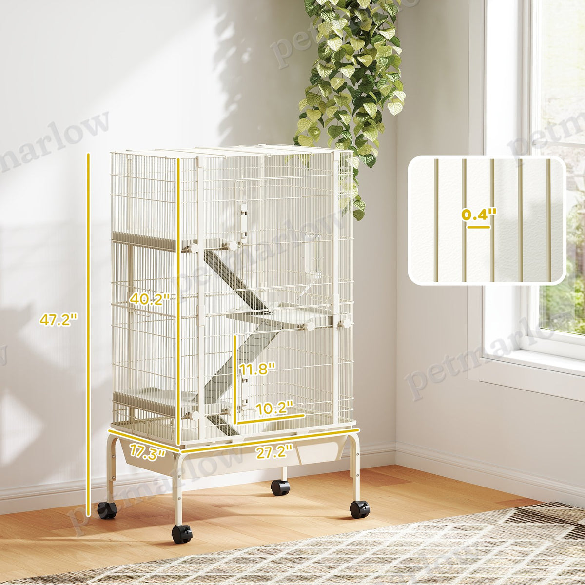 Spacious 4-Tier Small Animal Cage with Accessories – view 5
