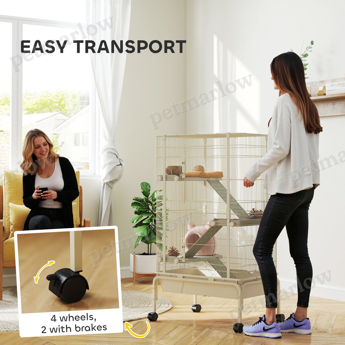 Spacious 4-Tier Small Animal Cage with Accessories – view 6