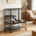 Spacious Animal Cage for Small Pets with Easy Clean Design – view 2