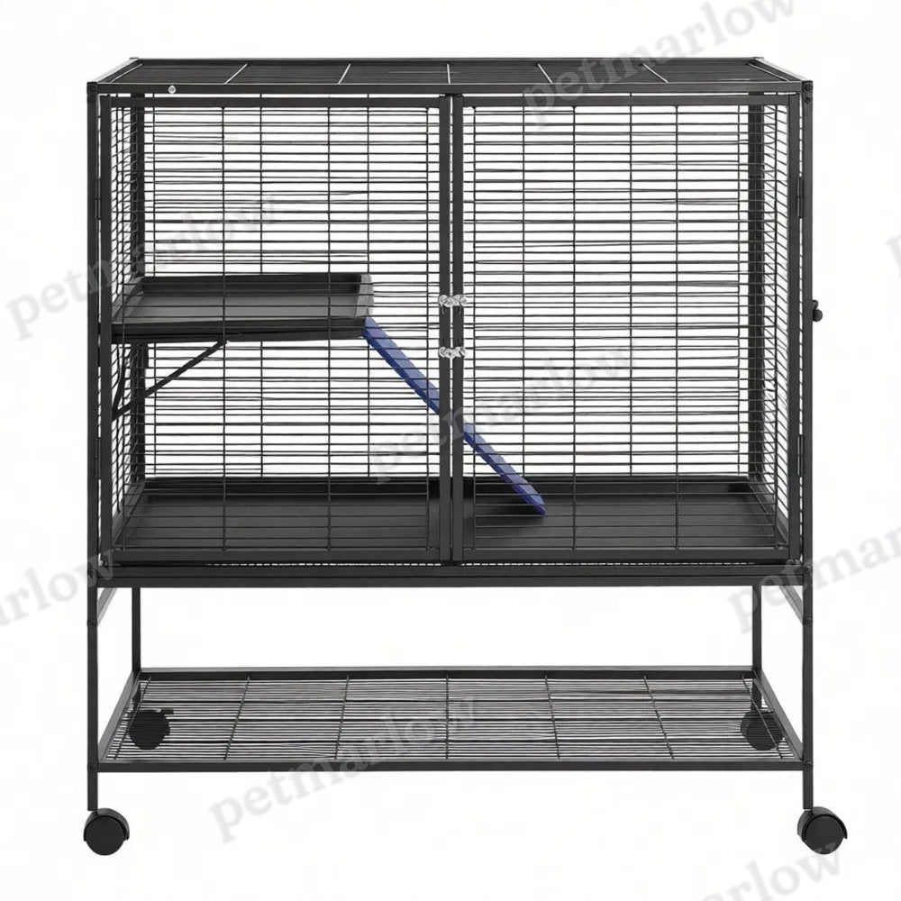 Spacious Animal Cage for Small Pets with Easy Clean Design – view 5