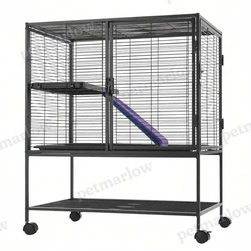 Spacious Animal Cage with Easy Clean Features – view 4