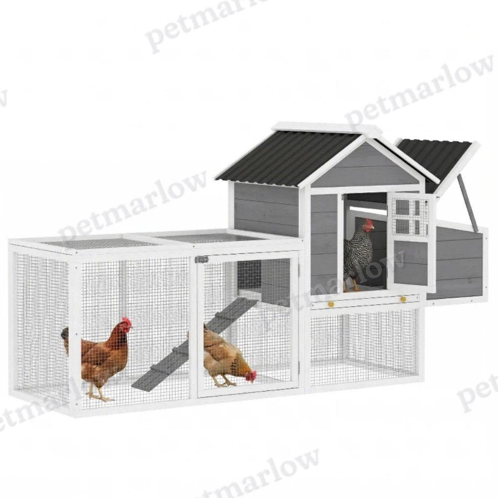 Spacious Chicken Coop with Run and Nesting Box – view 6