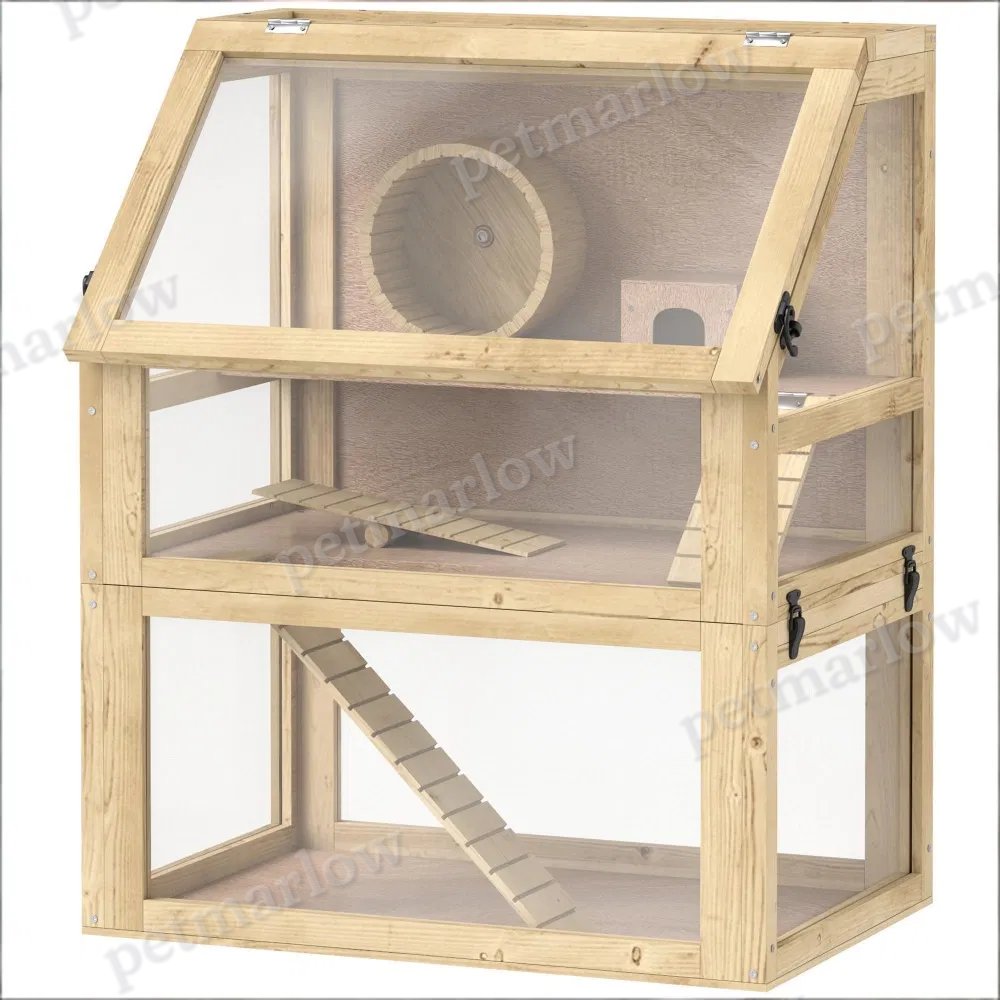 Spacious Hamster Cage with Multi-Layer Design – view 4