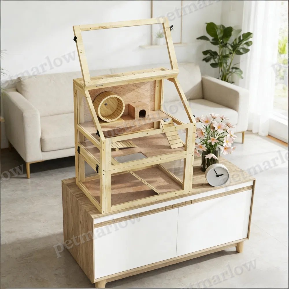 Spacious Hamster Cage with Multi-Layer Design – view 6
