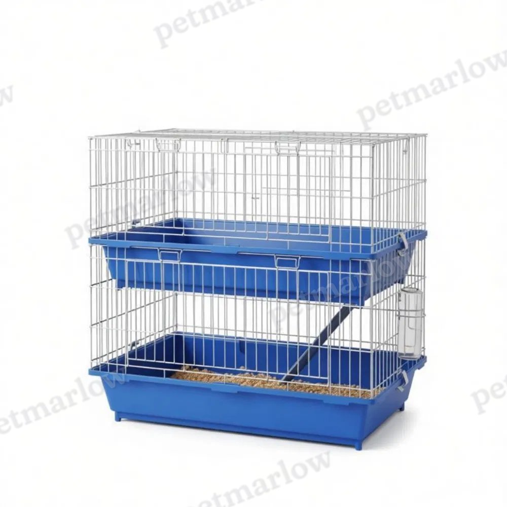 Spacious Two-Tier Pet Cage for Small Animals – view 4