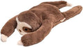 Squeaky Disk & Built-in Rope Dog Plush Toy for Dogs of All Breeds (Sloth)