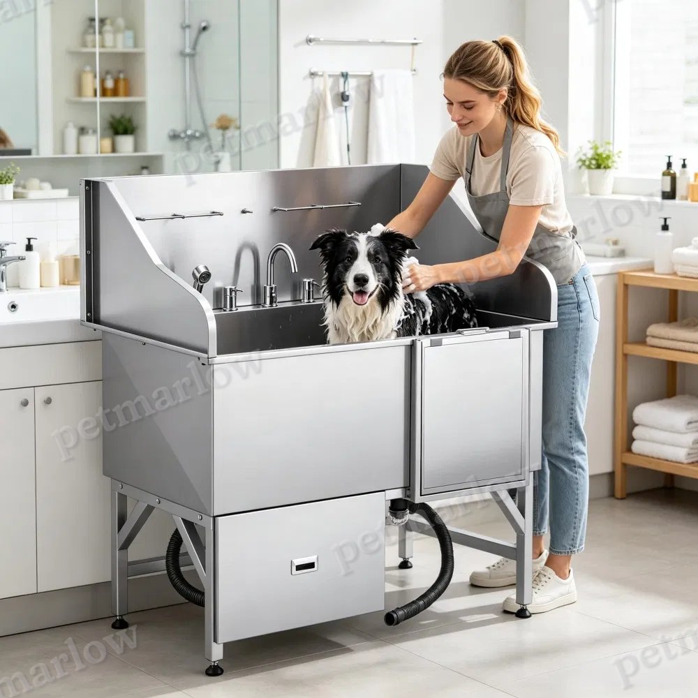 Stainless Steel Dog Washing Station for Convenient Grooming – view 5