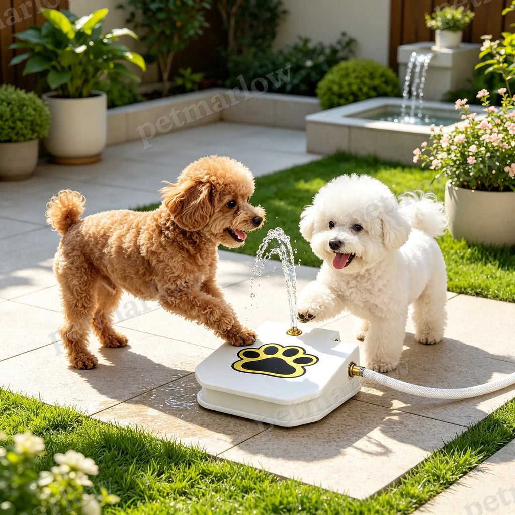 Step Activated Dog Water Dispenser Outdoor – view 4