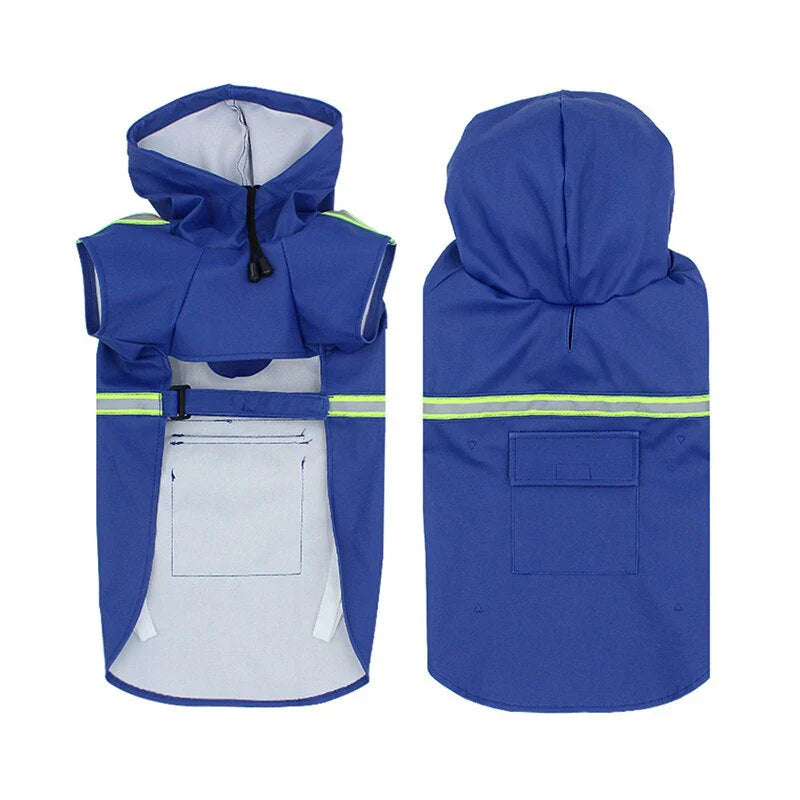 StormGuar Waterproof Dog Jacket – Blue / S