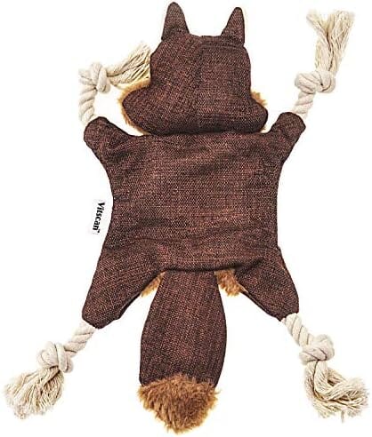 Sturdy Squirrel Interactive Pet Toy Rope Knots Puppy Chew Teething Toys – view 7