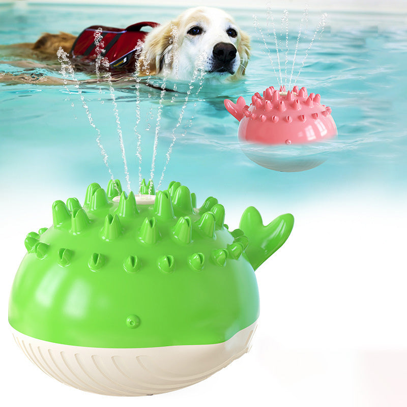 Summer Electric Floating Water-Spray Dog Toy