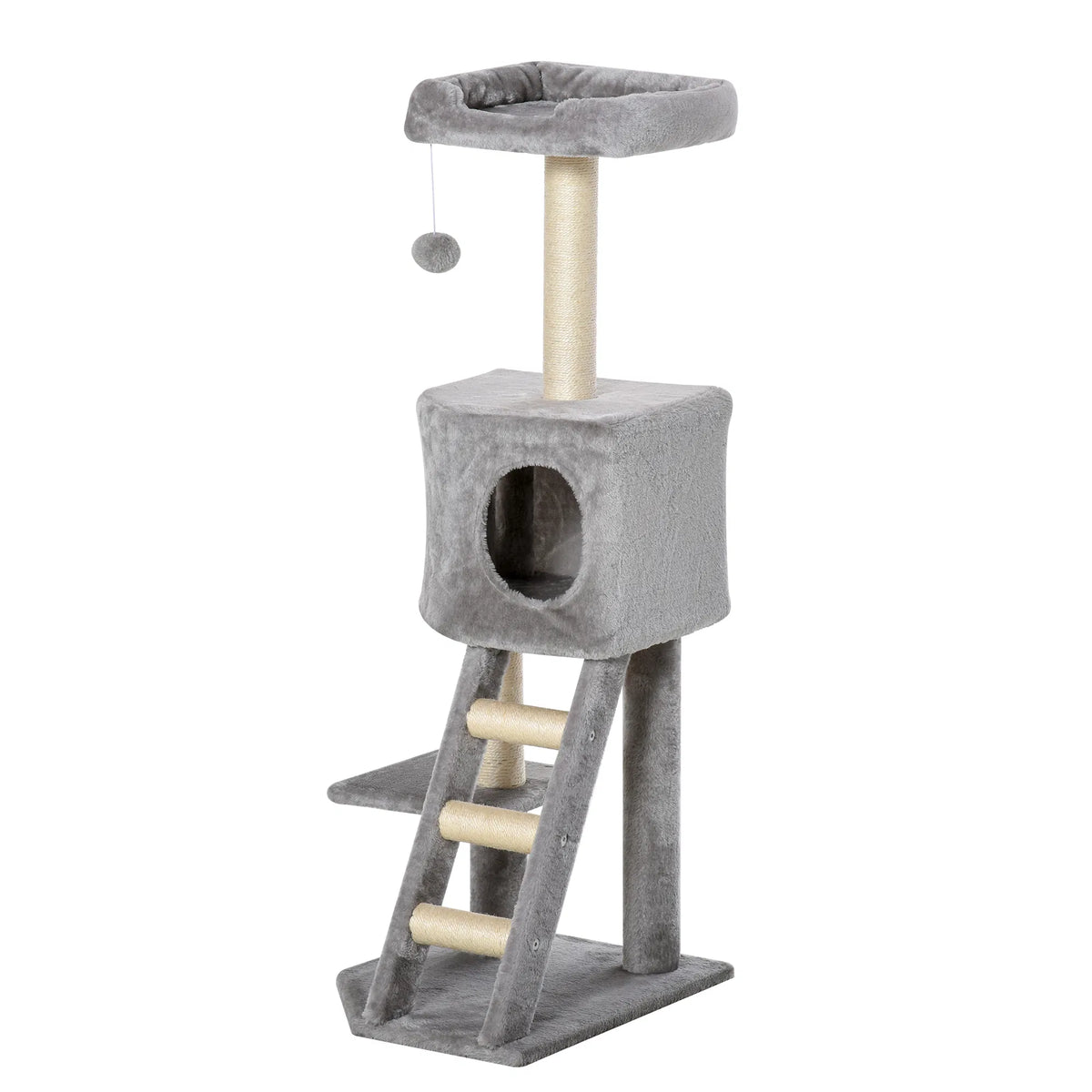 Tall Cat Tree Tower with Condo and Scratching Posts