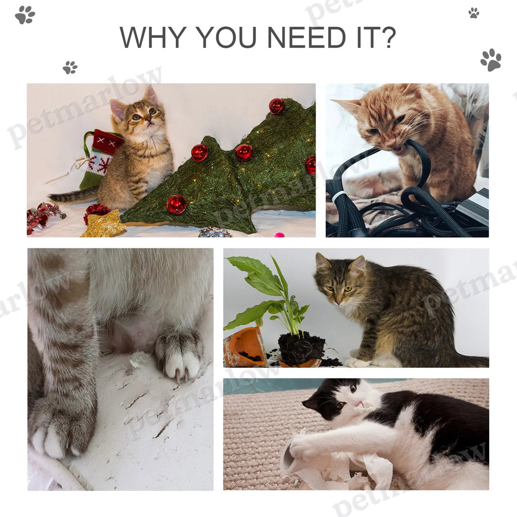 Tall Cat Tree Tower with Condo and Scratching Posts – view 3