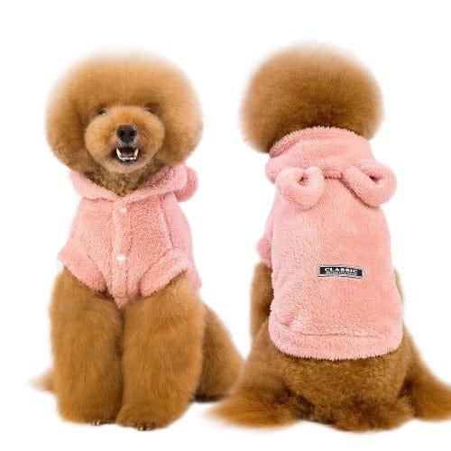 Teddy Fluffy Jacket – Pink / S