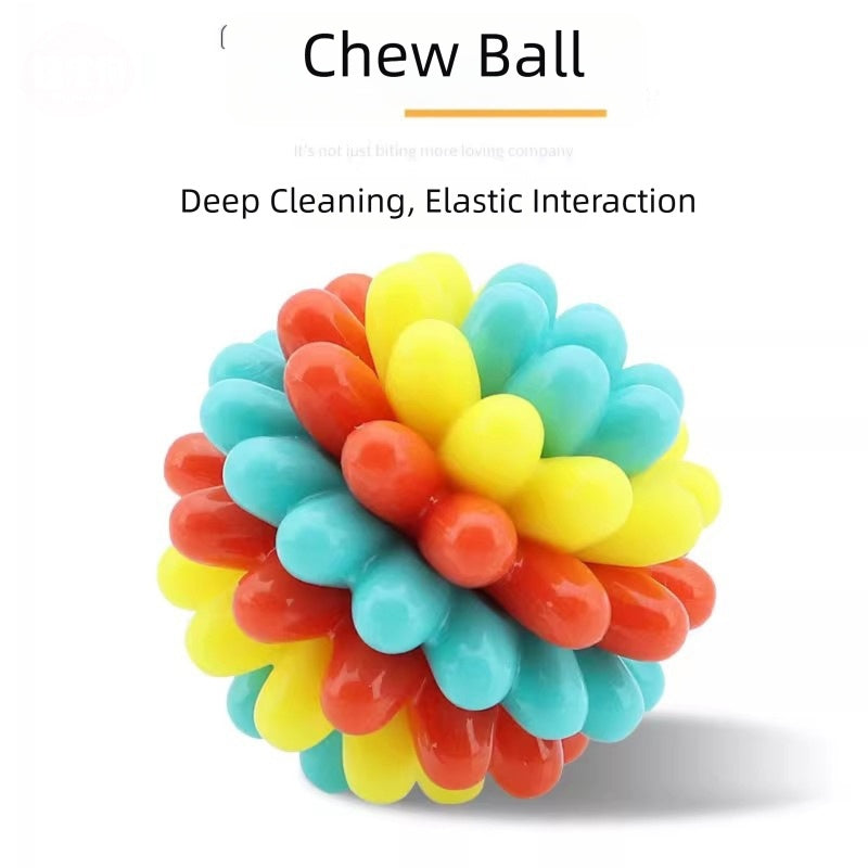 Textured Rubber Dog Chew Ball