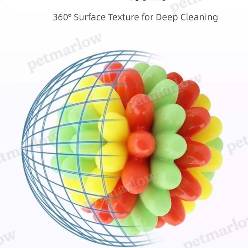 Textured Rubber Dog Chew Ball – view 6