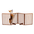 The Wooden Dog Fence Brown – as picture