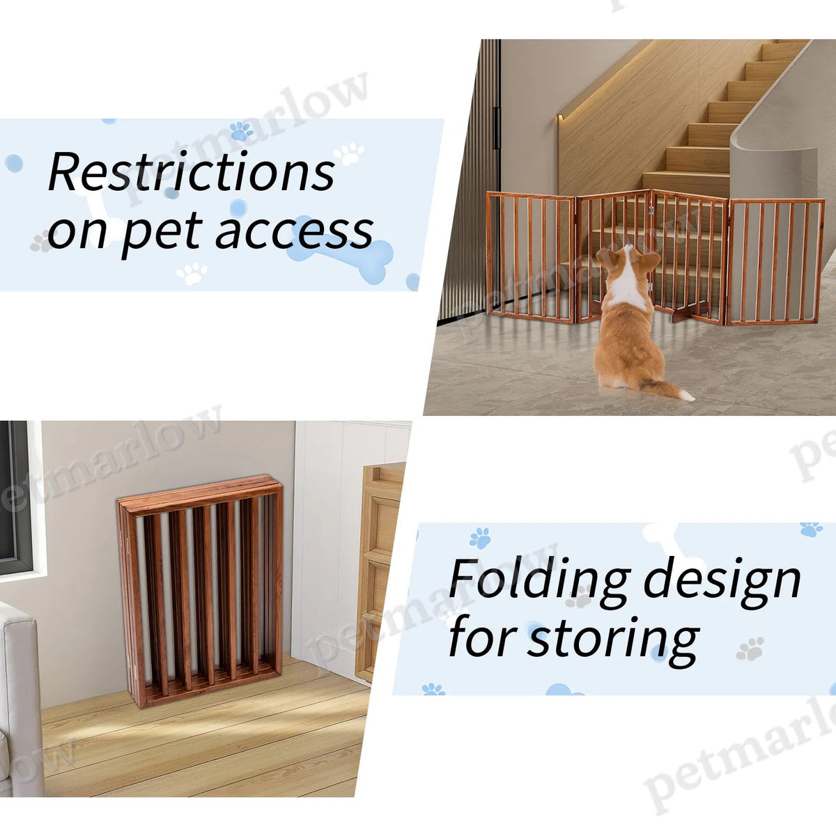 The Wooden Dog Fence Brown – view 6