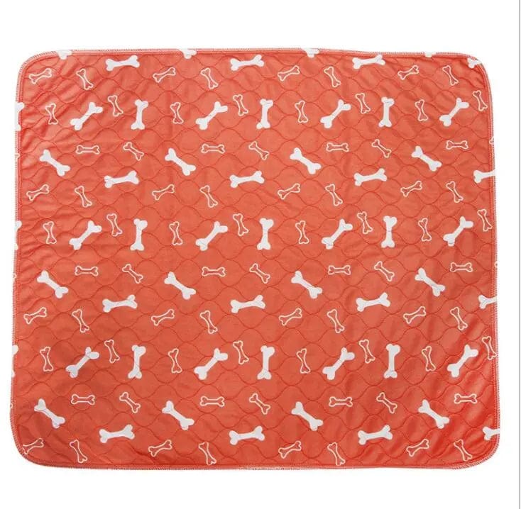 Three-layer Waterproof Pet Absorbent Pad – Orange / S