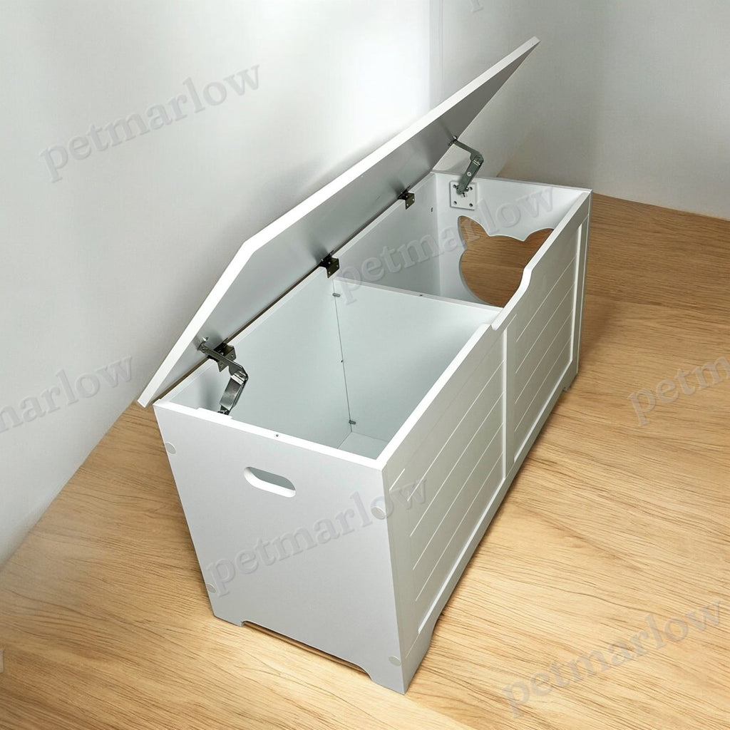 Top Open Cat Litter Box Fence Furniture for Multi-Purpose Use – view 2