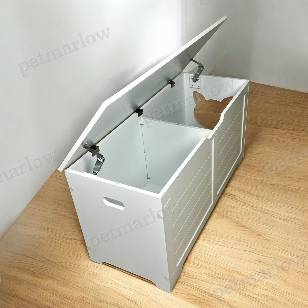 Top Open Cat Litter Box Fence Furniture for Multi-Purpose Use – view 2